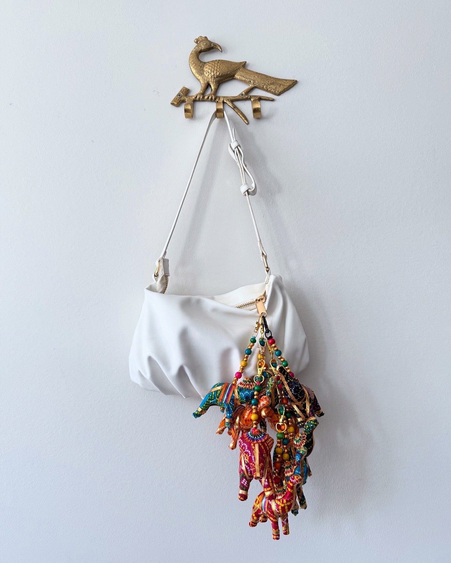 Handmade Elephant Bag Charms- New