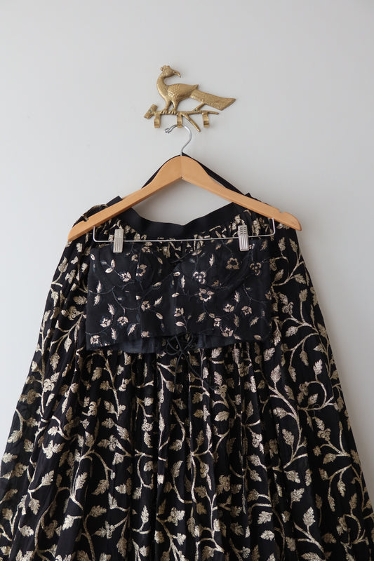 Black Forrest Corset Set - New