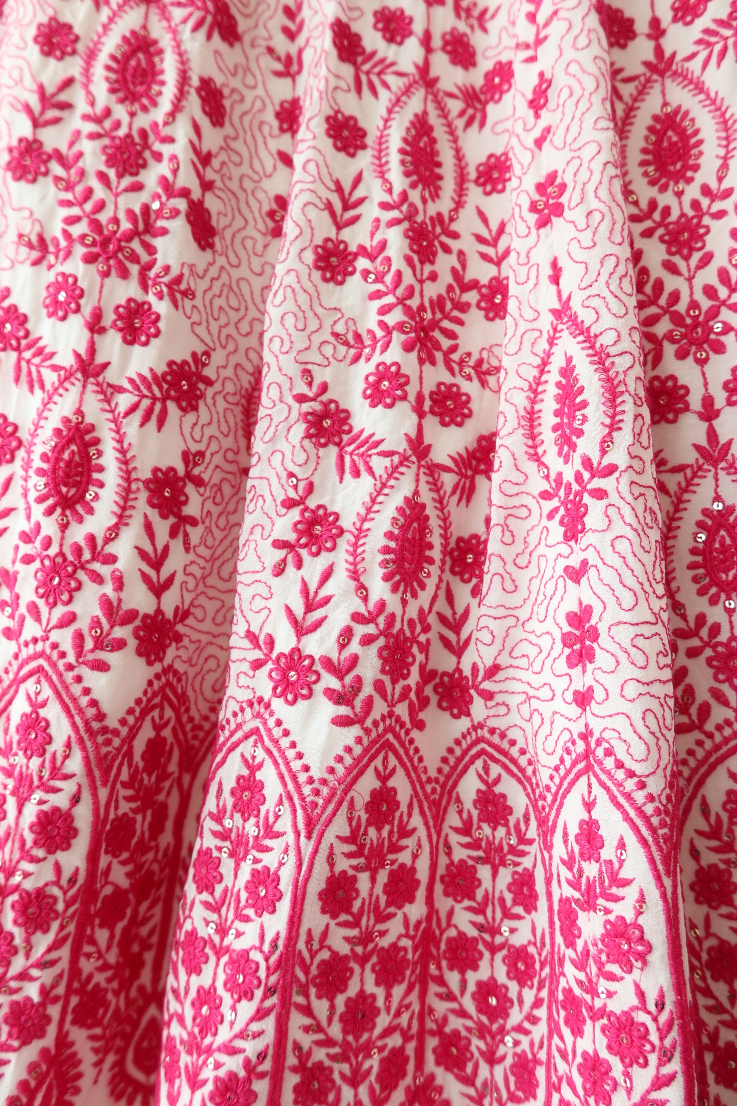 Pink Friday Lucknowi Lehenga Set - New