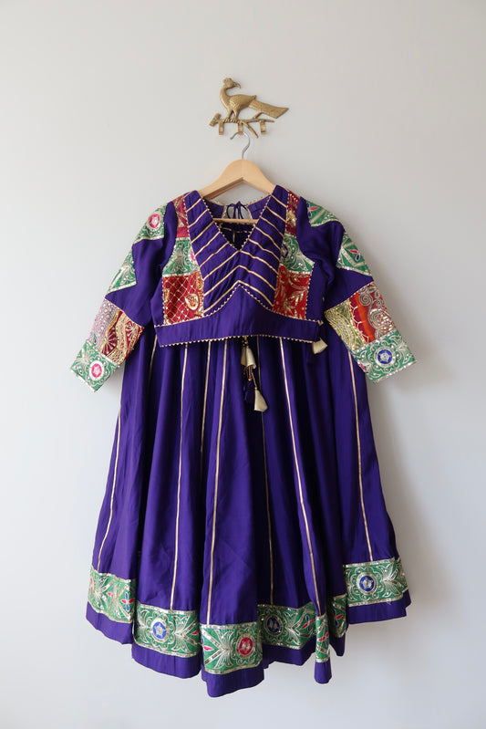 Purple and Green Lehenga Choli Full set - Brand New, Size L/XL