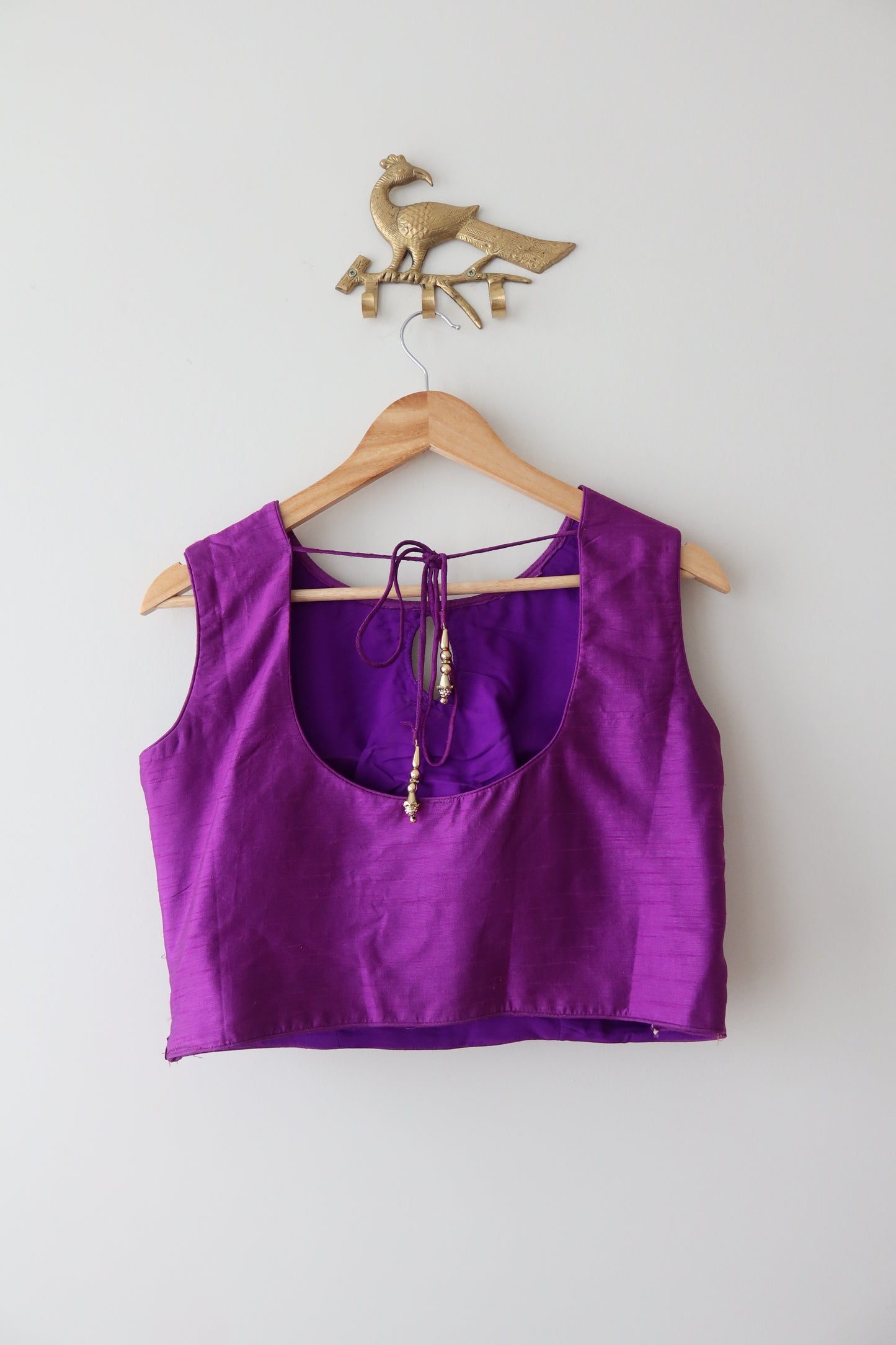 Yellow and Purple Lehenga Set