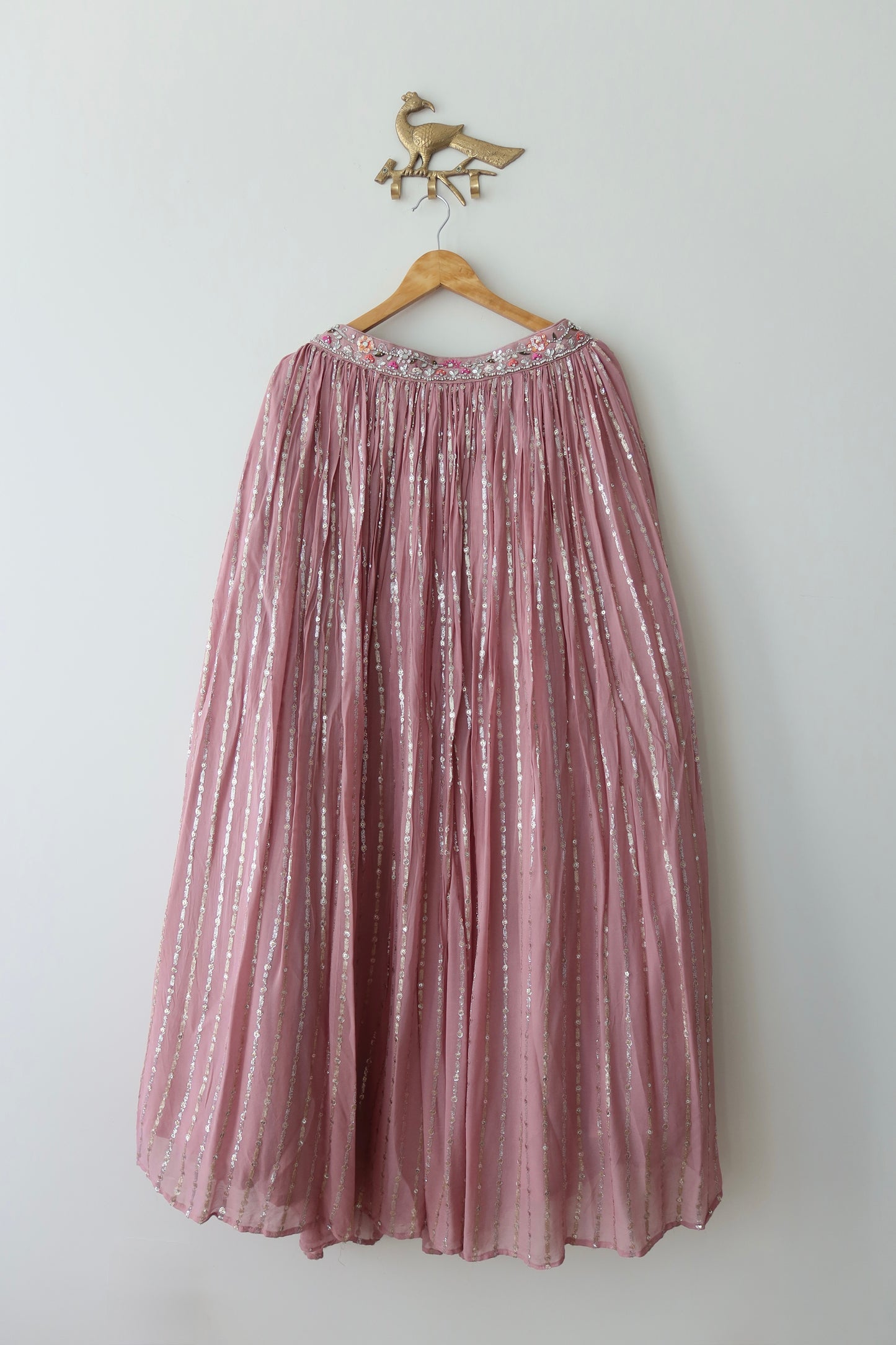 Blush Pink Embellished Lehenga Set