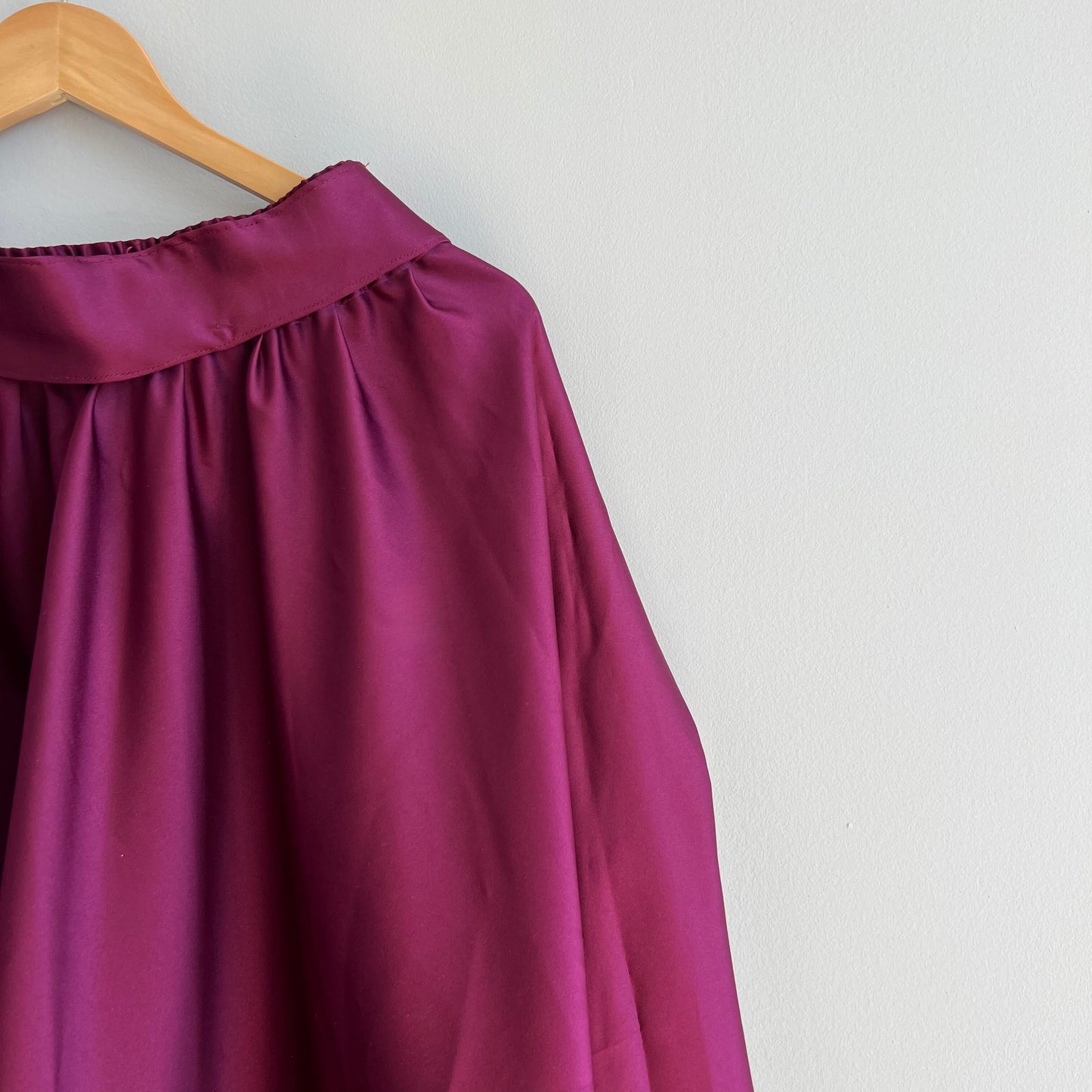 Magenta Hi-Low Skirt - Adjustable 27" Waist, Preloved