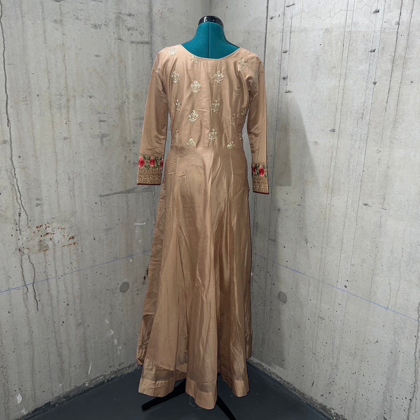 Beige Anarkali Set - Preloved