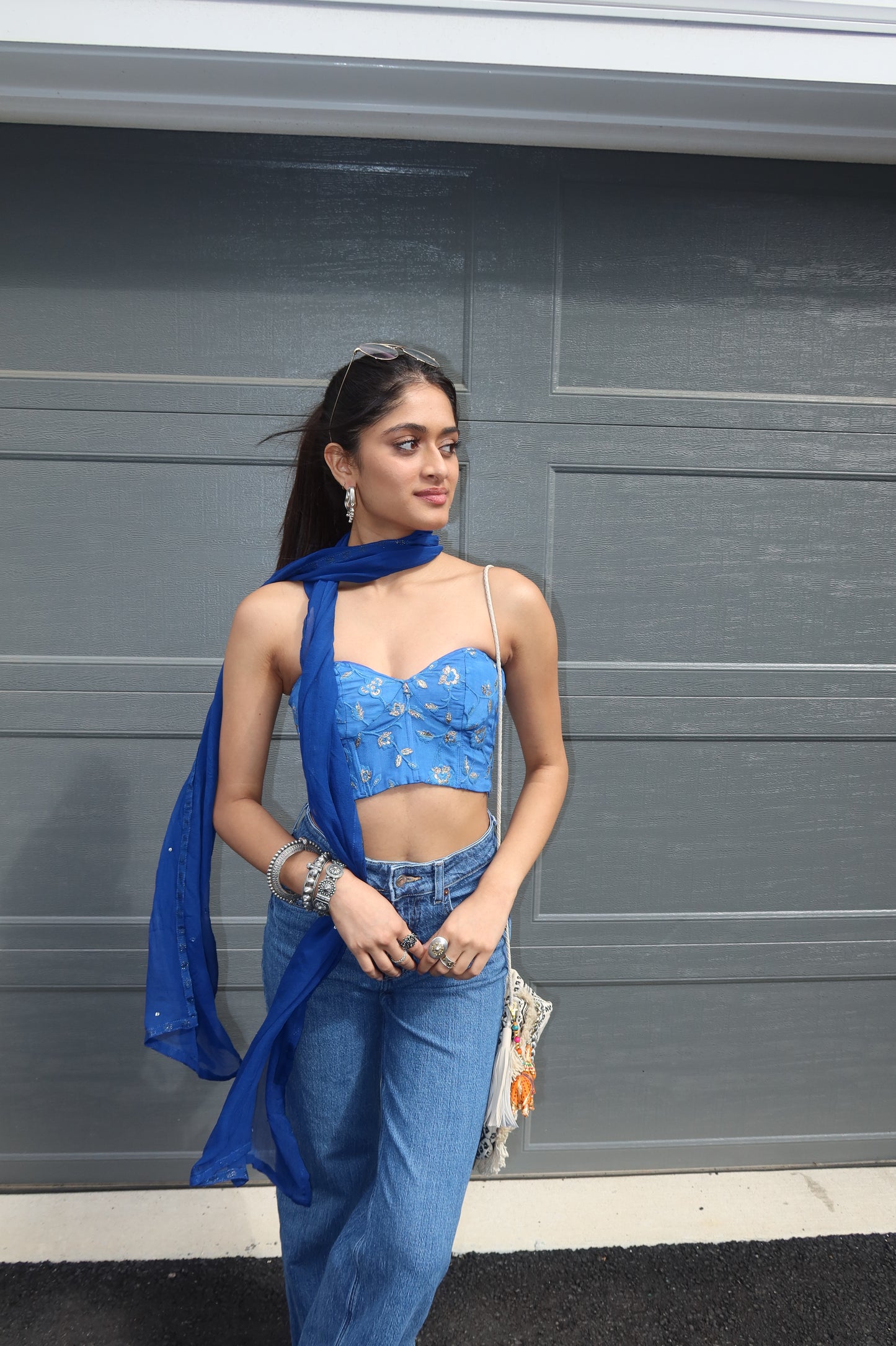 Blue Corset- New
