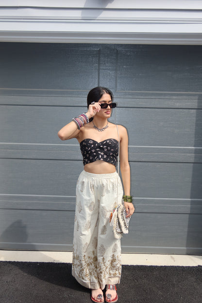 Black & Gold Corset - New