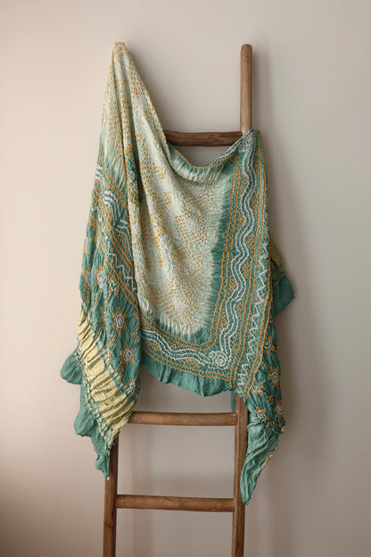 Hand Dyed Bandhani Dupatta - New