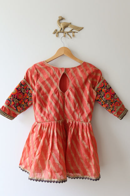 Coral Baby Doll Tunic- Size 34, New