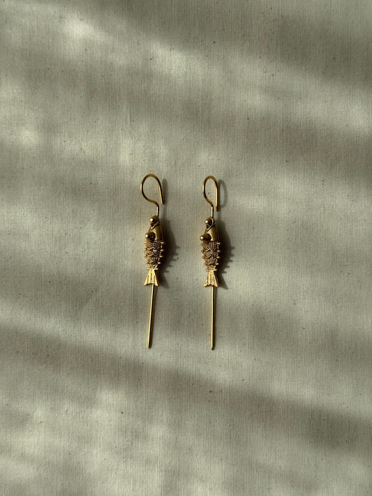 Gold Fish Earcuffs