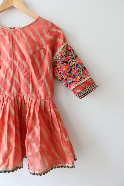 Coral Baby Doll Tunic- Size 34, New