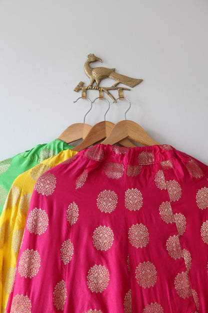 Banarasi Silk Lehenga Skirt - One Size Fits Most