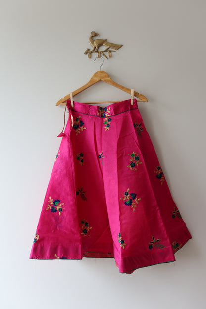 Pink & Green Kids Lehenga Set- Size 28, New