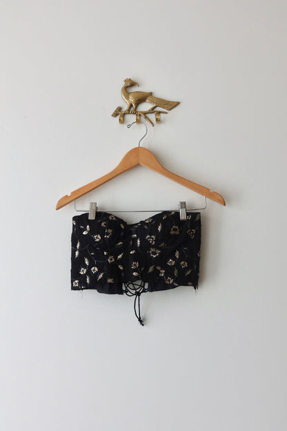 Black & Gold Corset - New