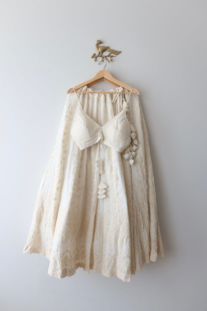 Classic Lucknowi Skirt Only - New