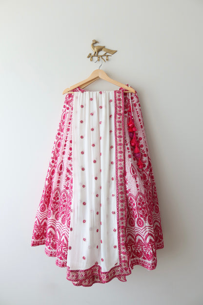 Pink Friday Lucknowi Skirt Only - M, New