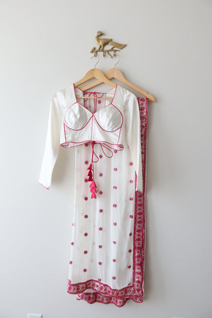 Pink Friday Lucknowi Lehenga Set - New