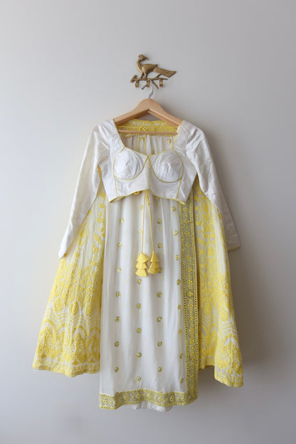 Lucky Yellow Lehenga Set - New