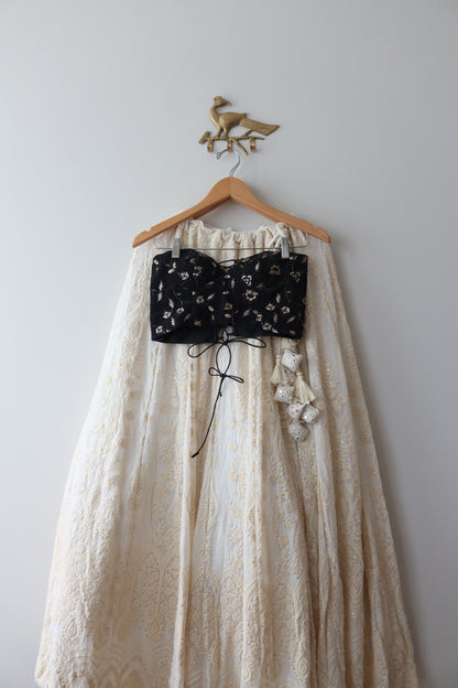 Black & Gold Corset - New