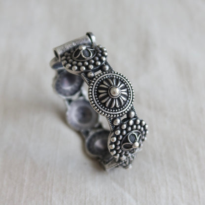 Parvati Silver Kada Bangle - Brand New