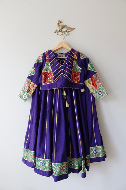 Purple and Green Lehenga Choli Full set - Brand New, Size L/XL