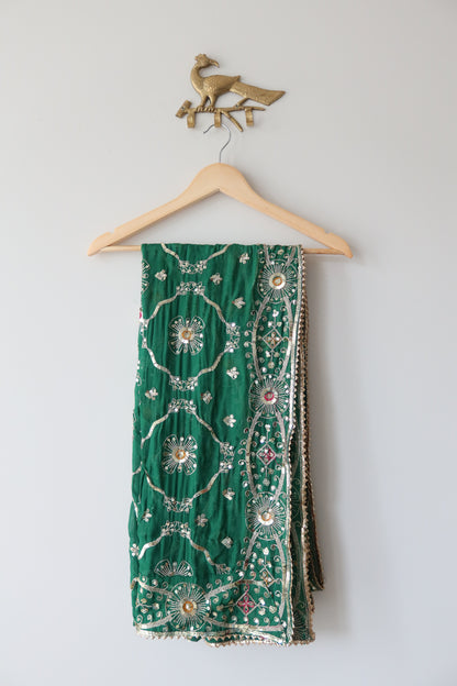 Purple and Green Lehenga Choli Full set - Brand New, Size L/XL