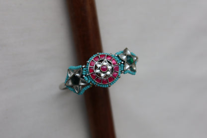 Oxidized Adjustable Silver Bracelets