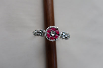 Oxidized Adjustable Silver Bracelets