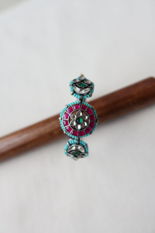 Oxidized Adjustable Silver Bracelets