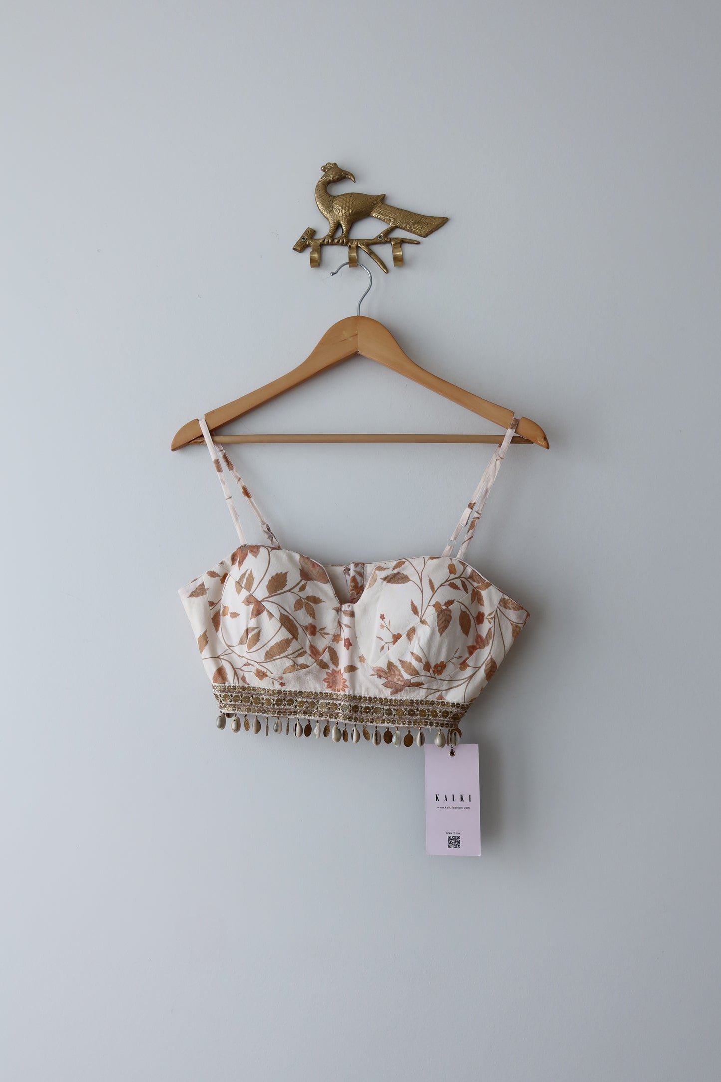 Ivory Chiffon Embroidered Lehenga Set