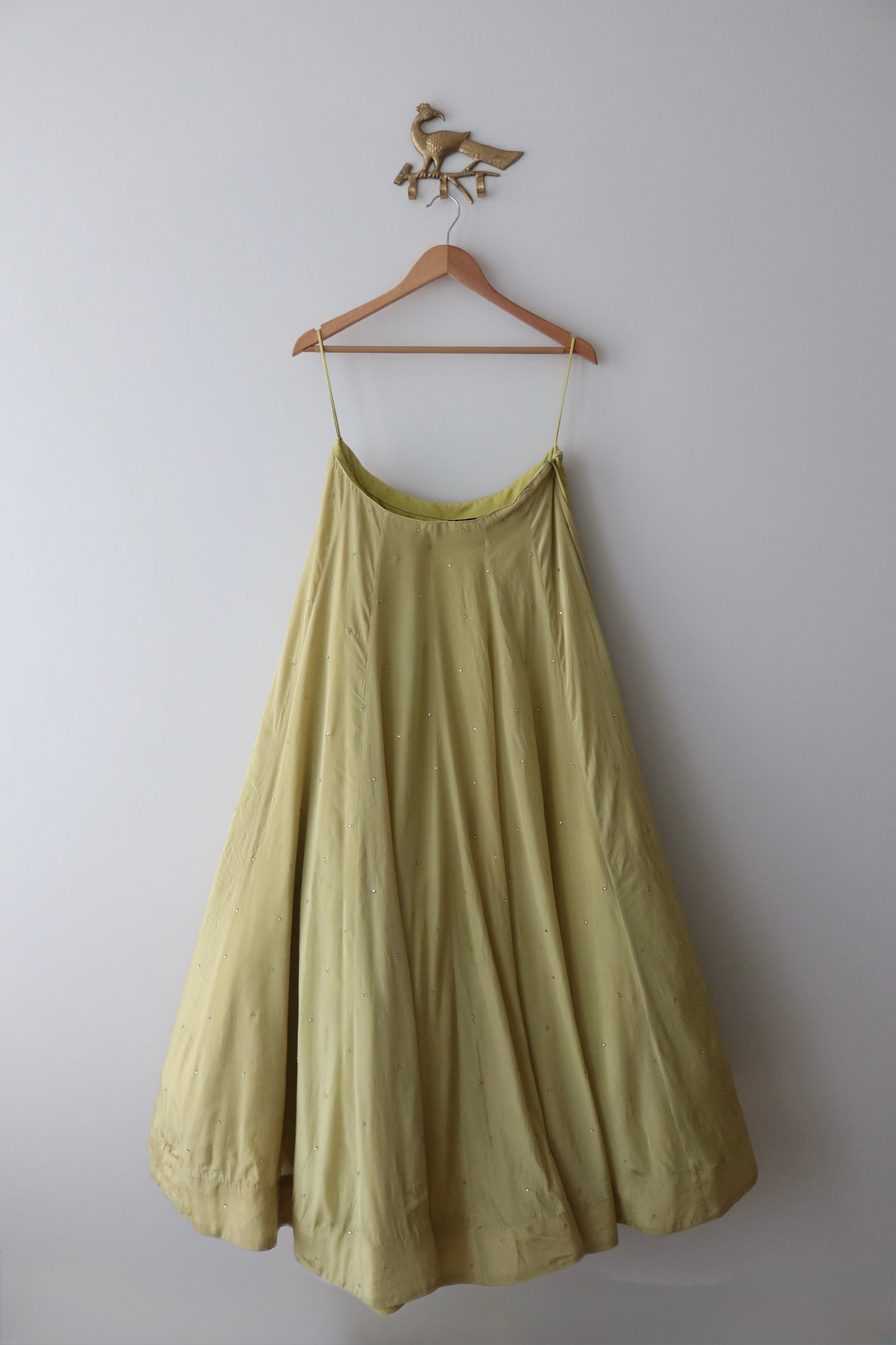 Lime Green Nazraana Lehenga Set