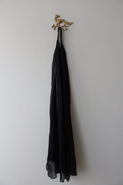 Black Embroidered 3-Piece Lehenga Set