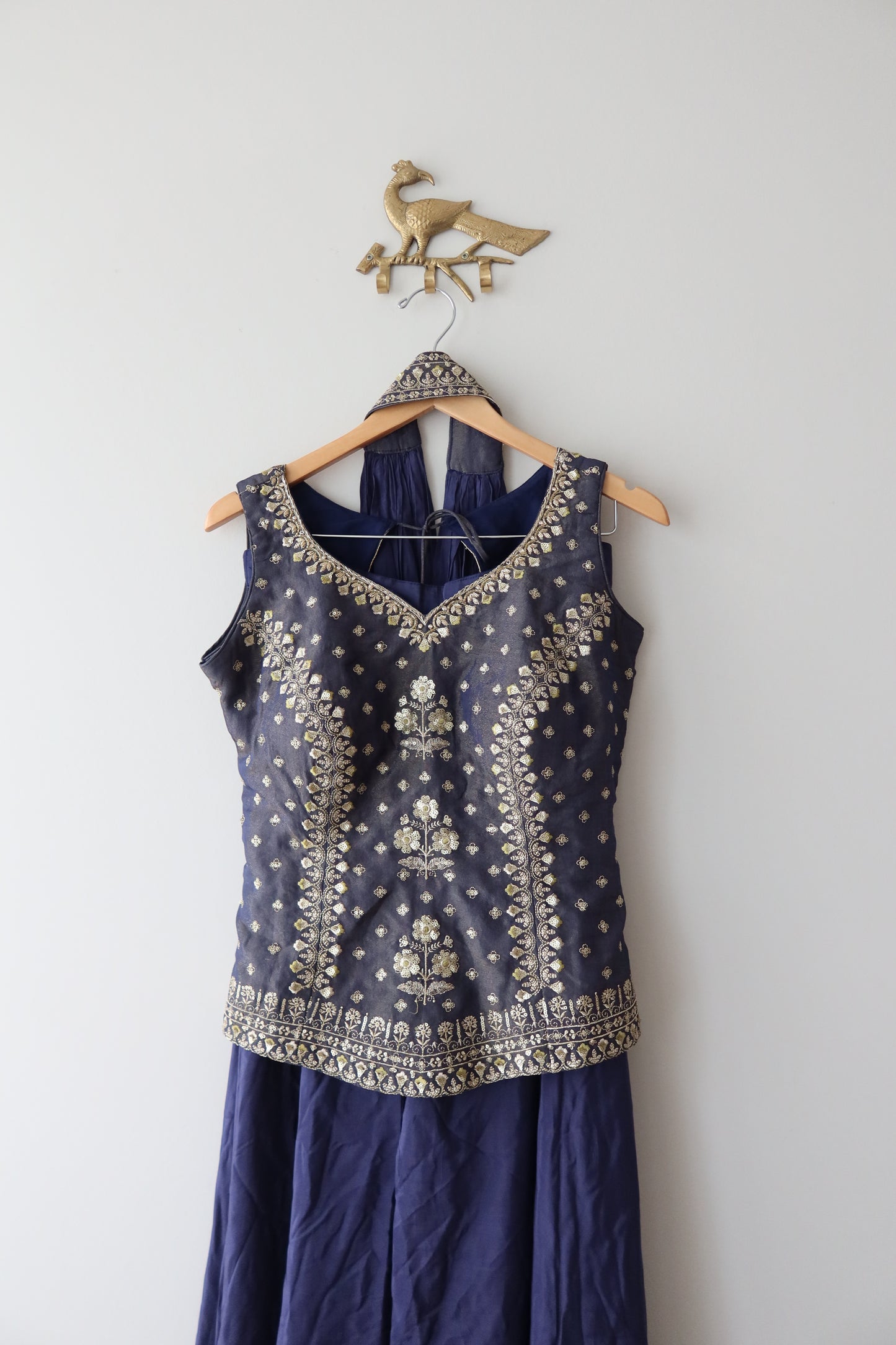 Gorgeous Purple 3-Piece Sharara Set