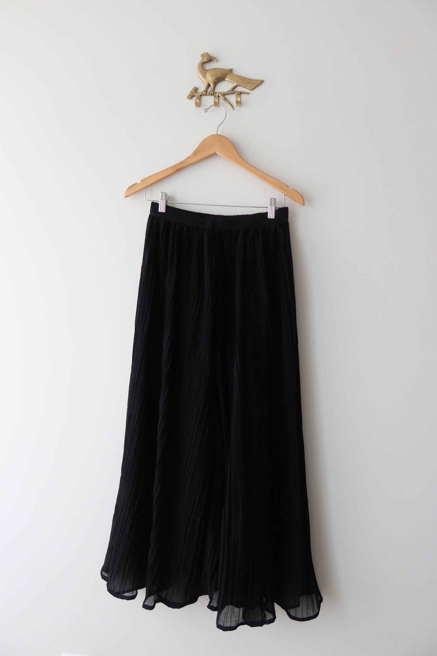 Embellished Black 3-Piece Gown Set