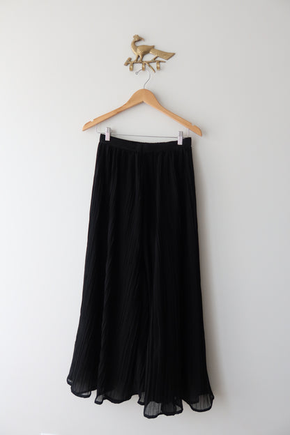 Embellished Black 3-Piece Gown Set