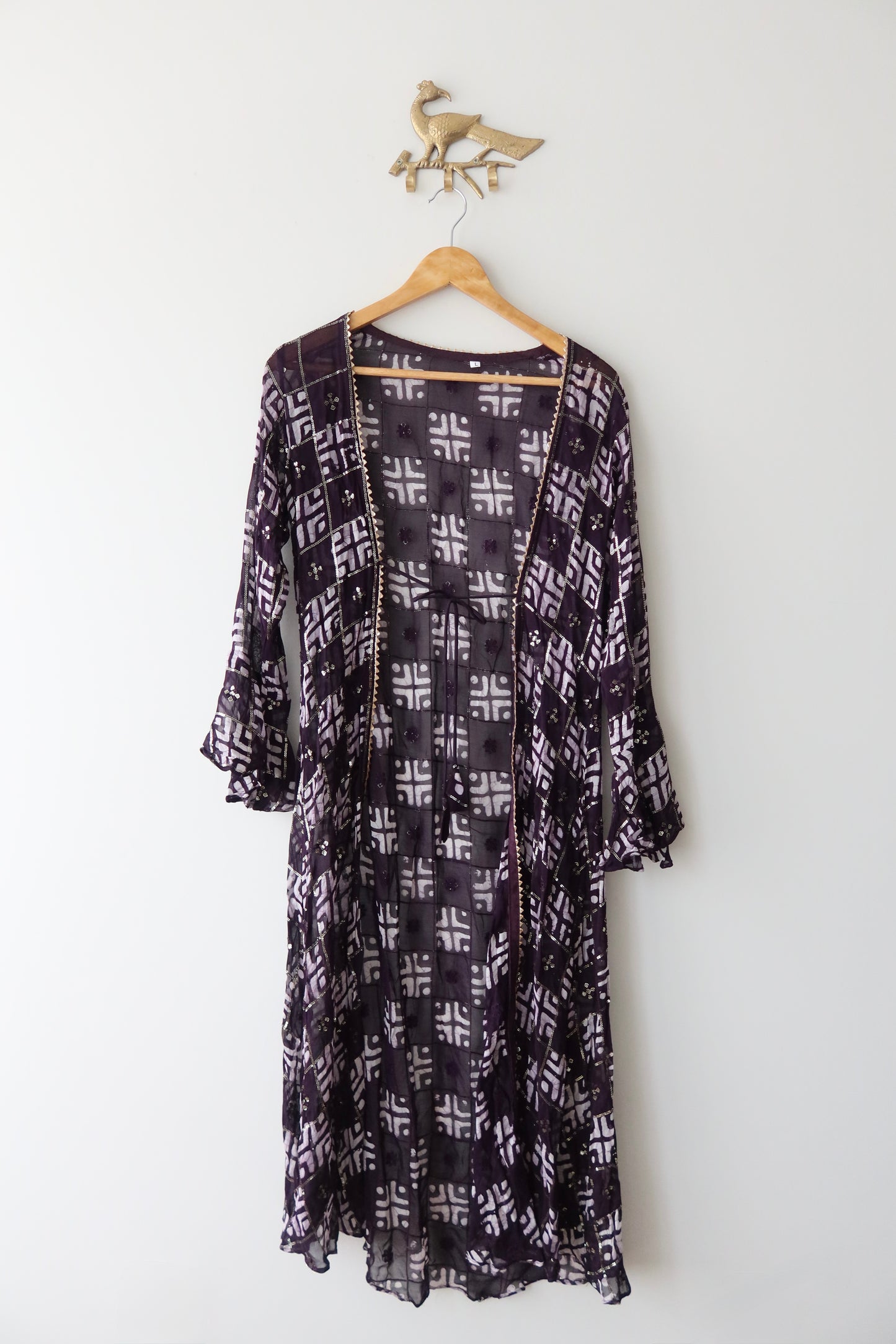 Deep Purple 3-Piece Indo-Western Set