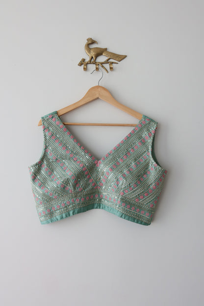 Lightweight Sea Green Lehenga Set