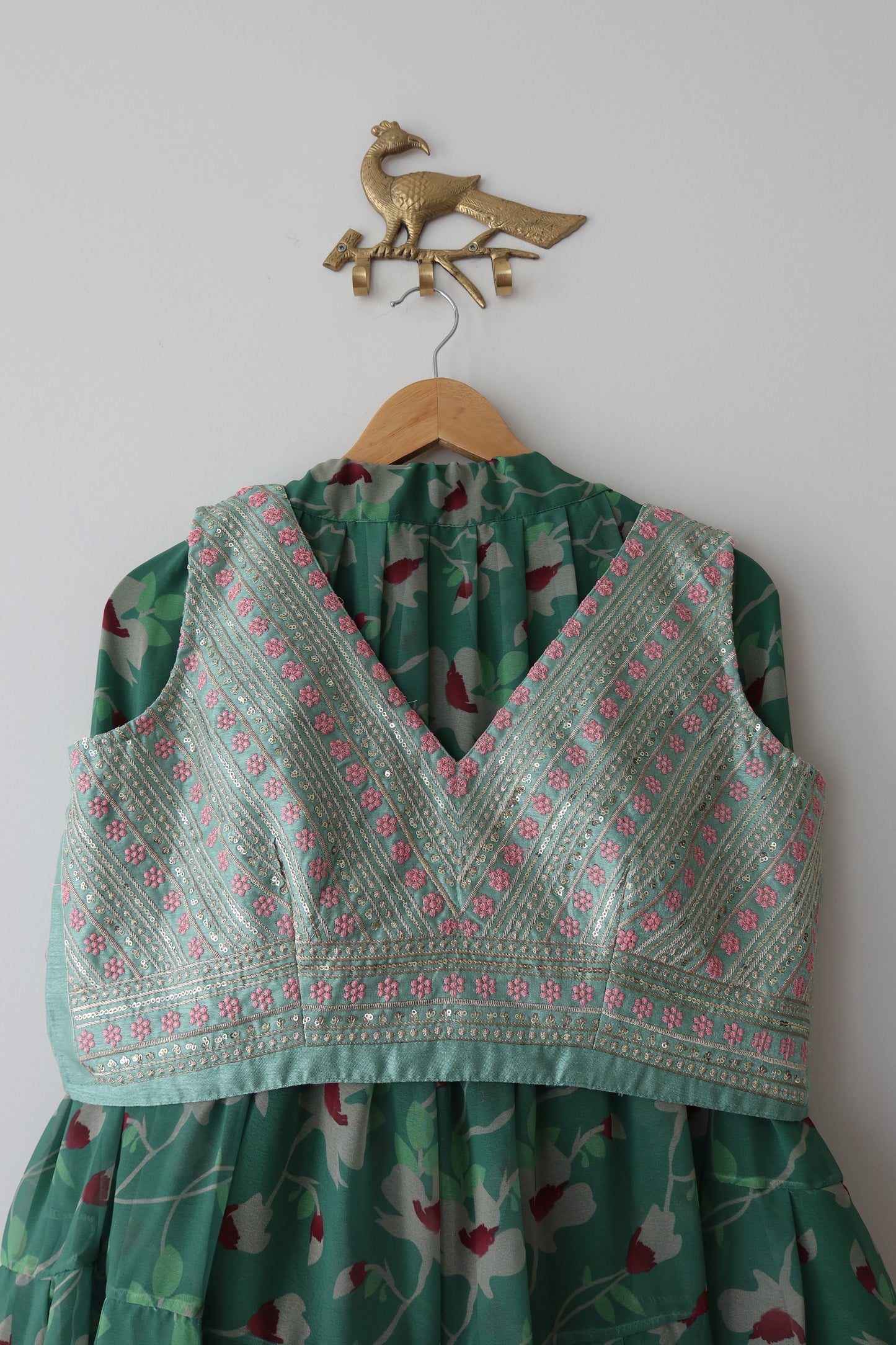 Lightweight Sea Green Lehenga Set