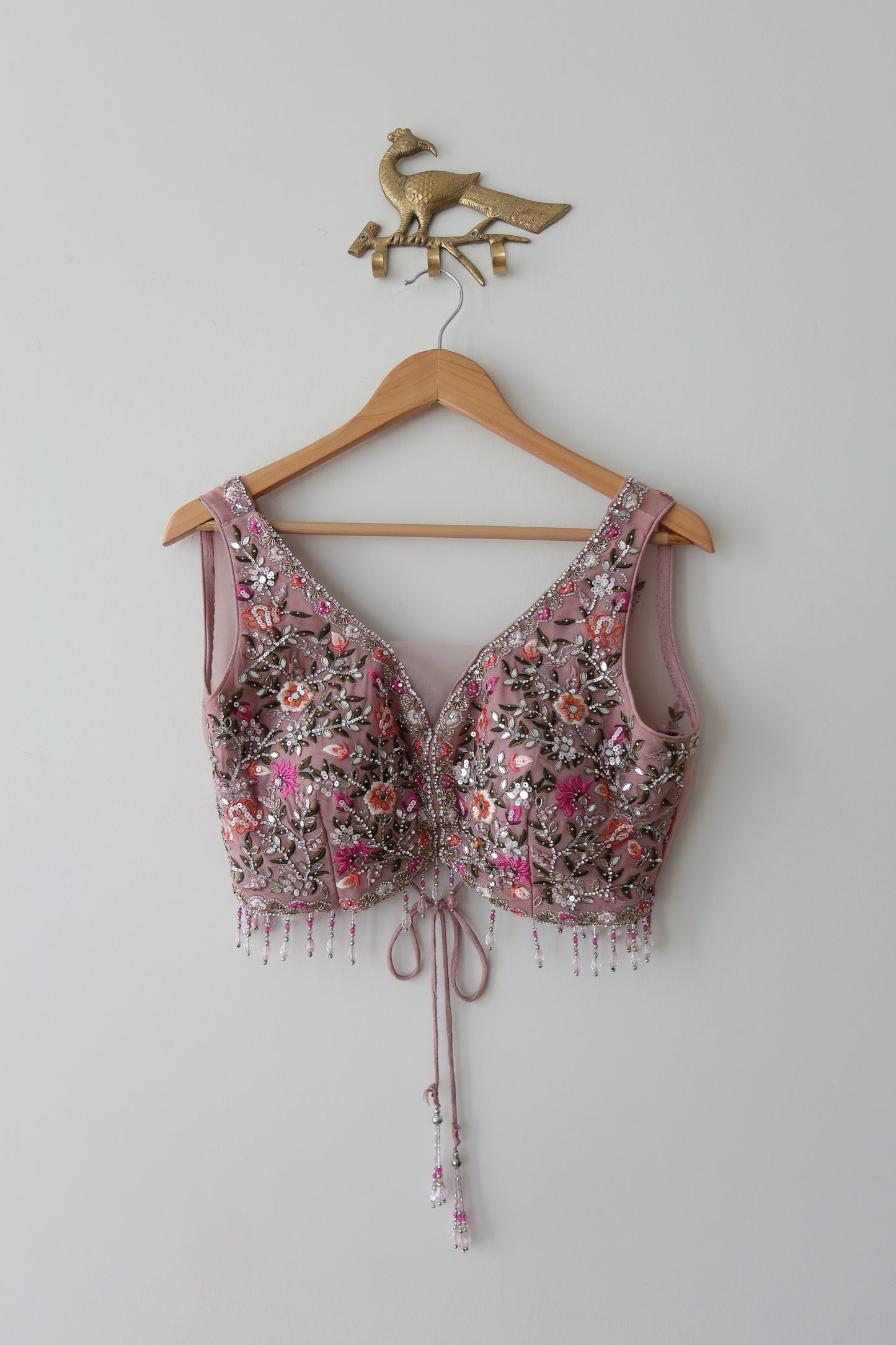 Blush Pink Embellished Lehenga Set