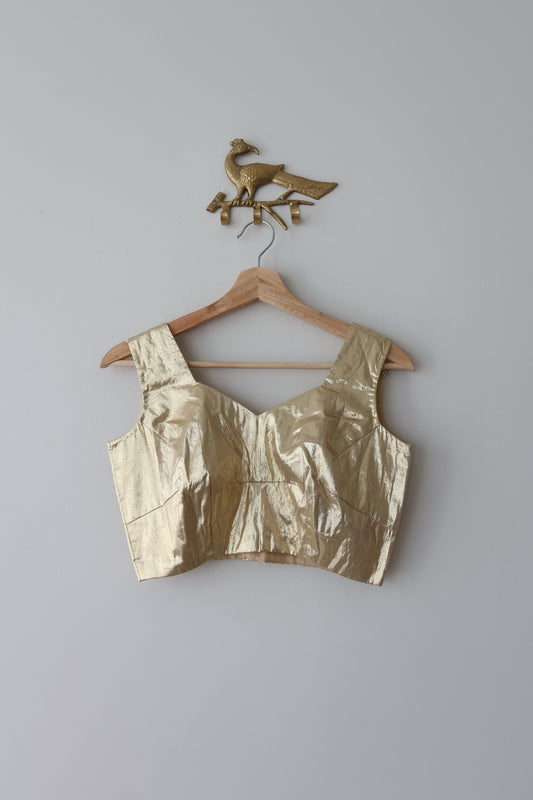 Gold Metallic Blouse