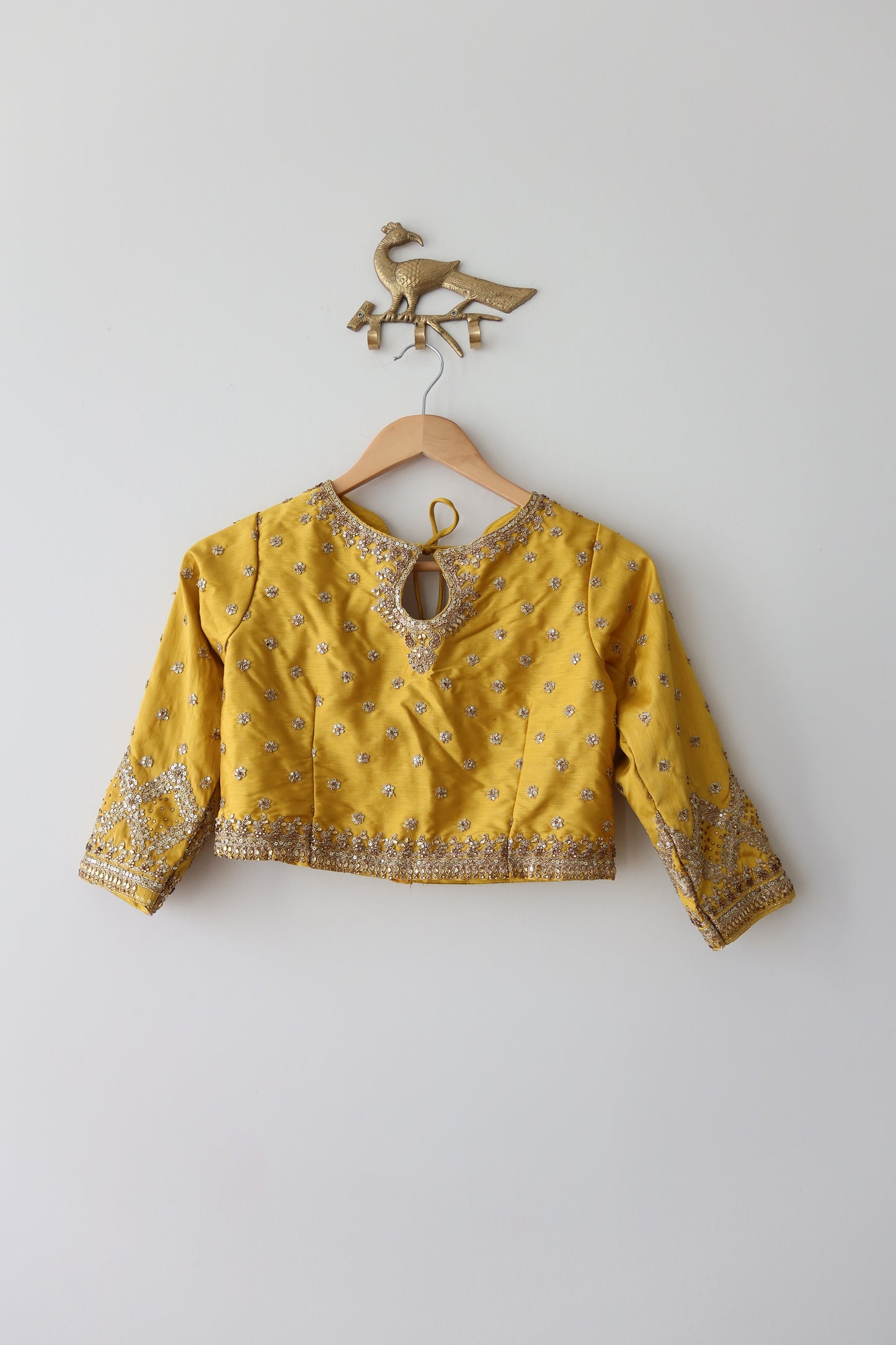 Yellow and White 3-piece Lehenga Set