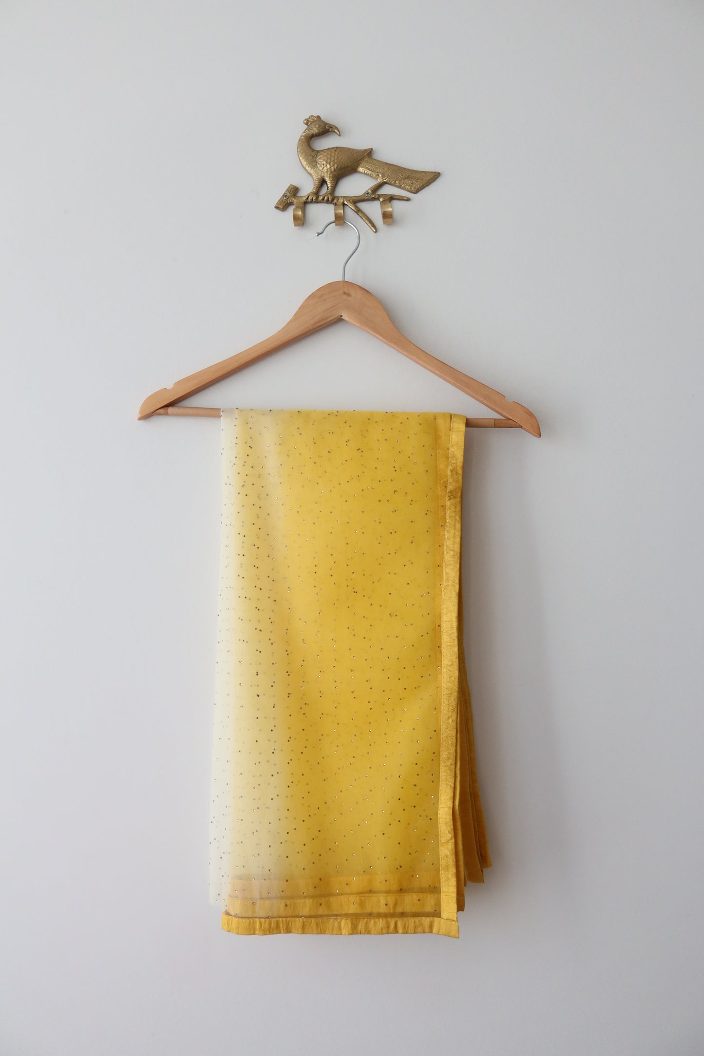 Yellow and White 3-piece Lehenga Set