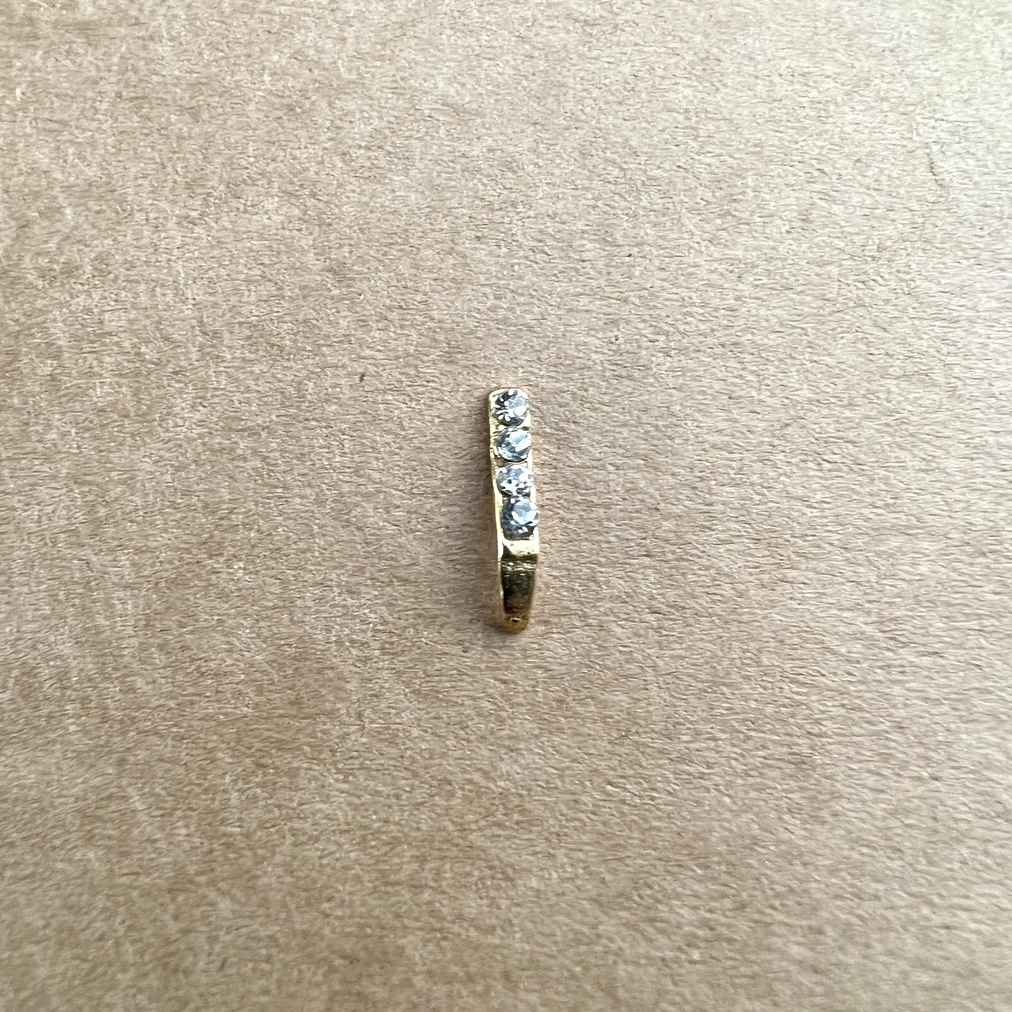 Traditional Knife-Shaped Nose Ring - Handcrafted, New