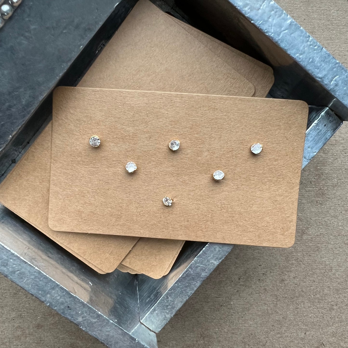 Sparkling Diamond Stud Nose Ring- New