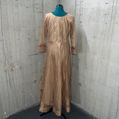Beige Anarkali Set - Preloved
