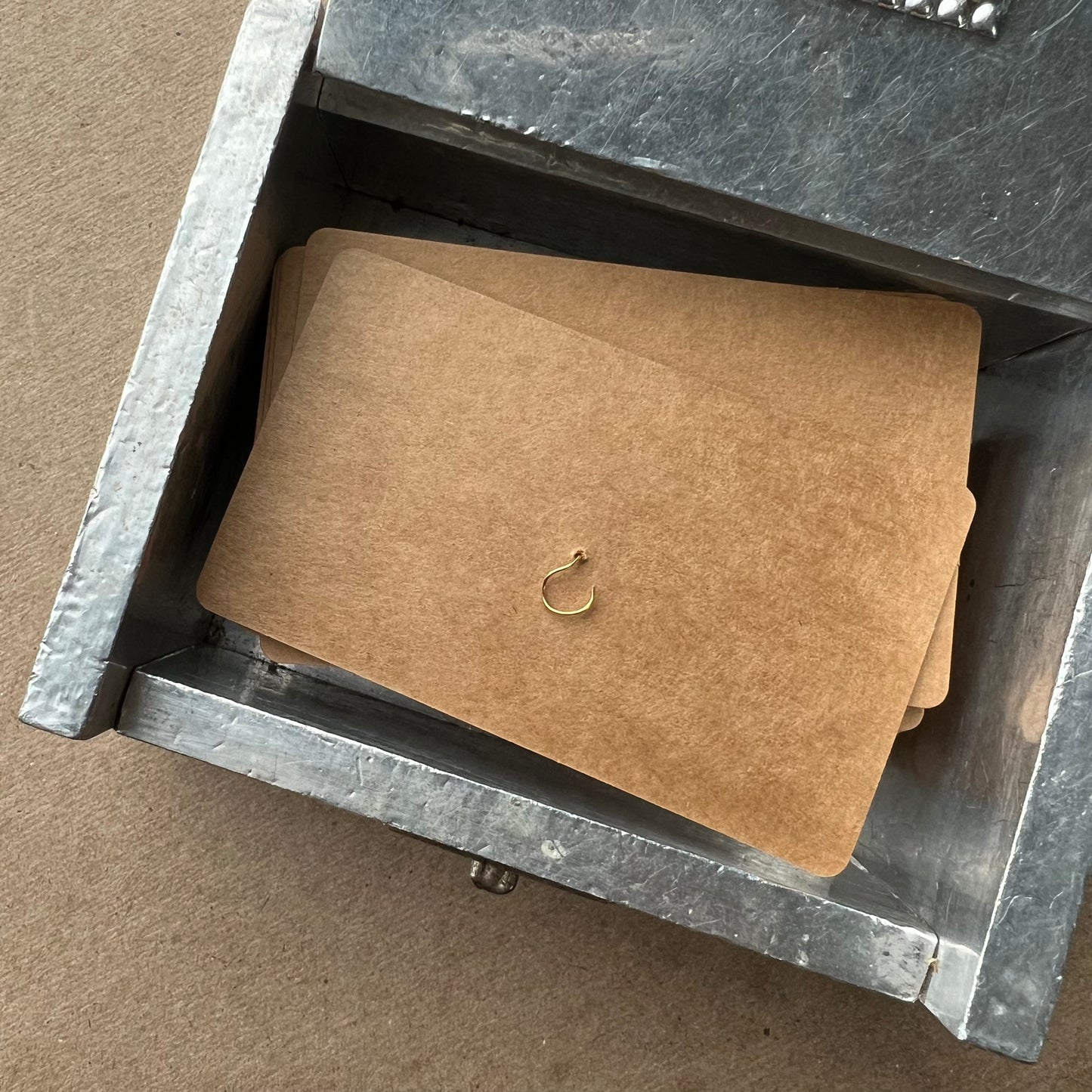 Minimalist Square Nose Ring- New