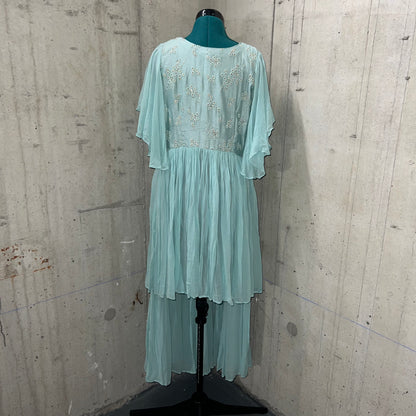 Baby Blue Sharara Set - Preloved, 40