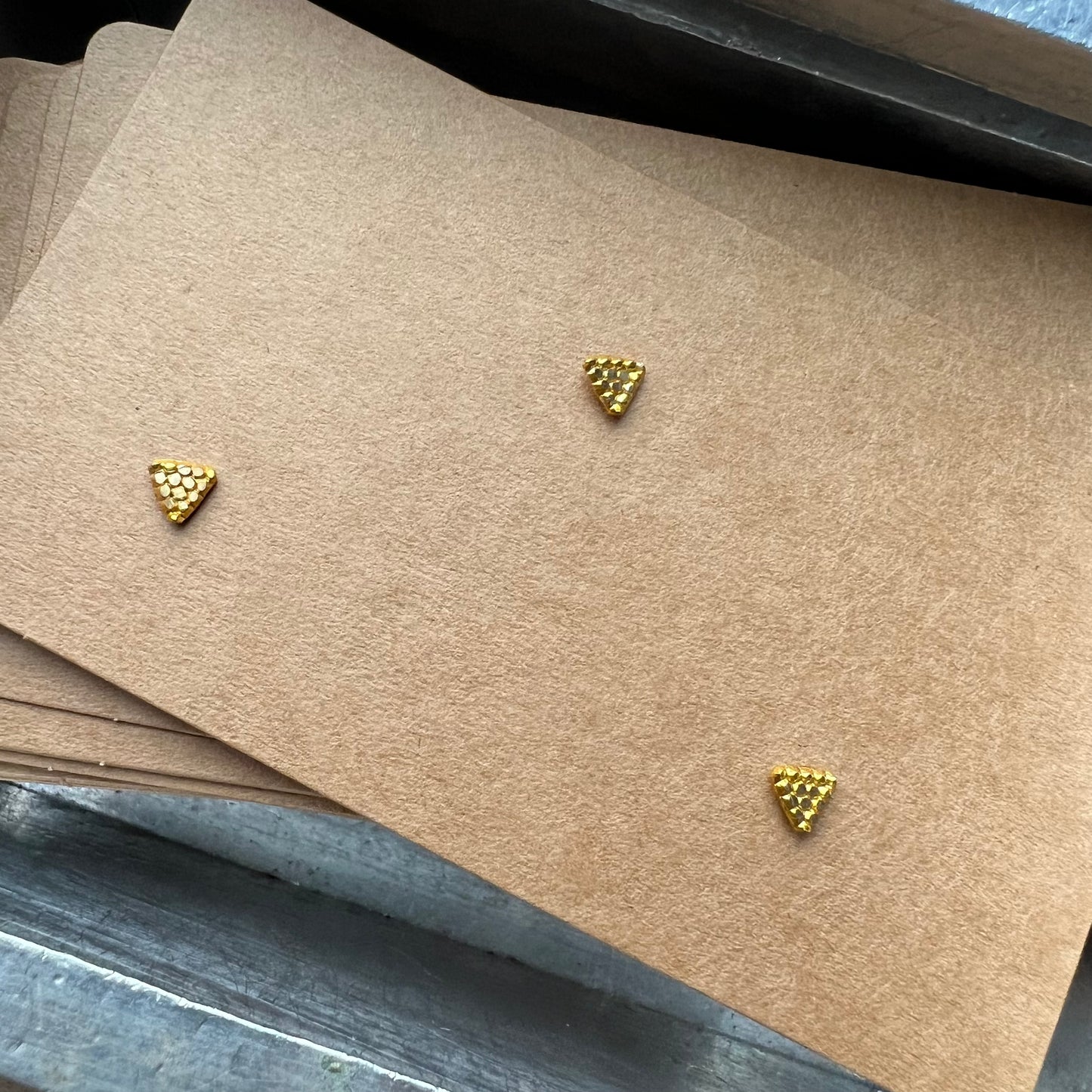 Triangle Gold Nose Ring - New